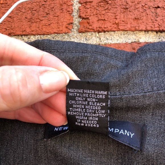 New York & co dark grey blazer - Picture 3 of 4